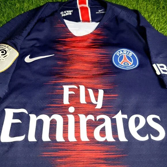 Mbappe Psg Paris Saint Germain PLAYER ISSUE 2018 2019 Soccer Jersey M